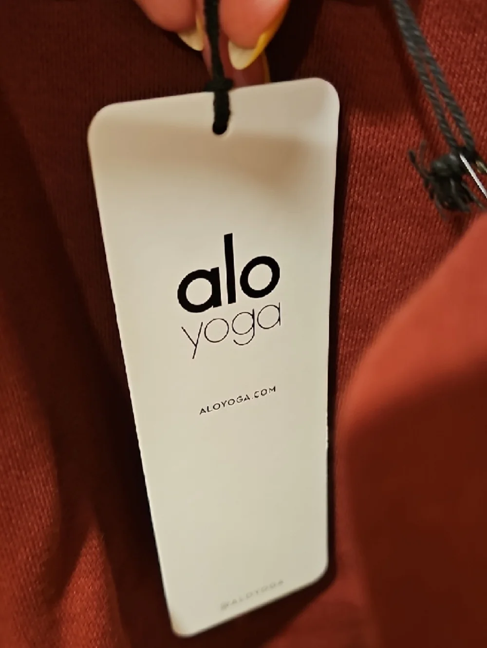 ALO Yoga Accolade Crewneck Pullover Sweatshirt In Cranberry; Size XL; NWT - Picture 8 of 9